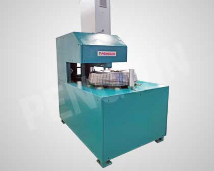 coil wrapper with inlet and delivery conveyors