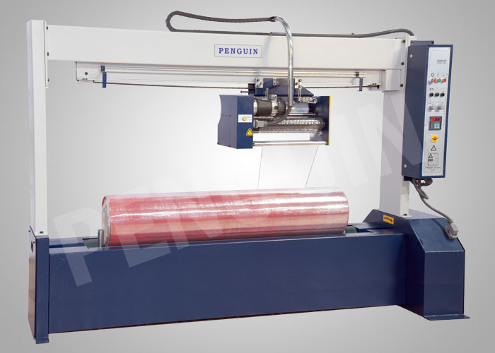 fabric roll stretch wrapping machine