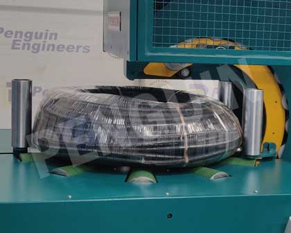 coil wrapper with woven fabric and BOPP tape pasted